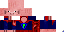 Minecraft skin texture, 64x32 legacy pixels