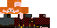 Minecraft skin texture, 64x32 legacy pixels