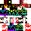 Minecraft skin texture, 64x64 pixels