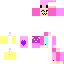 Minecraft skin texture, 64x64 pixels