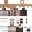 Minecraft skin texture, 64x64 pixels