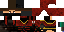 Minecraft skin texture, 64x32 legacy pixels