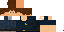 Minecraft skin texture, 64x32 legacy pixels