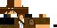 Minecraft skin texture, 64x32 legacy pixels