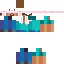 Minecraft skin texture, 64x64 pixels