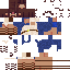 Minecraft skin texture, 64x64 pixels