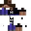 Minecraft skin texture, 64x64 pixels