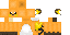 Minecraft skin texture, 64x32 legacy pixels