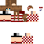 Minecraft skin texture, 64x64 pixels