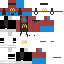 Minecraft skin texture, 64x64 pixels
