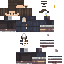 Minecraft skin texture, 64x64 pixels