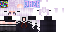 Minecraft skin texture, 64x32 legacy pixels