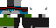 Minecraft skin texture, 64x32 legacy pixels