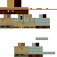 Minecraft skin texture, 64x64 pixels