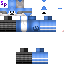 Minecraft skin texture, 64x64 pixels