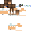 Minecraft skin texture, 64x64 pixels