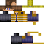 Minecraft skin texture, 64x64 pixels