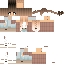 Minecraft skin texture, 64x64 pixels