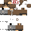 Minecraft skin texture, 64x64 pixels