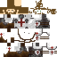 Minecraft skin texture, 64x64 pixels
