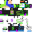 Minecraft skin texture, 64x64 pixels