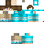 Minecraft skin texture, 64x64 pixels