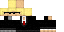 Minecraft skin texture, 64x32 legacy pixels