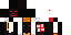 Minecraft skin texture, 64x32 legacy pixels