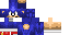 Minecraft skin texture, 64x32 legacy pixels