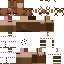 Minecraft skin texture, 64x64 pixels