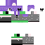 Minecraft skin texture, 64x64 pixels