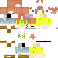 Minecraft skin texture, 64x64 pixels