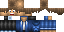 Minecraft skin texture, 64x32 legacy pixels