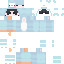 Minecraft skin texture, 64x64 pixels