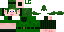 Minecraft skin texture, 64x32 legacy pixels