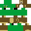 Minecraft skin texture, 64x64 pixels