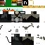 Minecraft skin texture, 64x64 pixels