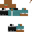 Minecraft skin texture, 64x64 pixels