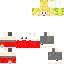 Minecraft skin texture, 64x64 pixels