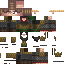Minecraft skin texture, 64x64 pixels