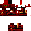 Minecraft skin texture, 64x64 pixels