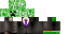 Minecraft skin texture, 64x32 legacy pixels