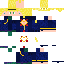 Minecraft skin texture, 64x64 pixels
