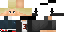Minecraft skin texture, 64x32 legacy pixels