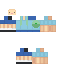 Minecraft skin texture, 64x64 pixels
