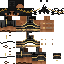Minecraft skin texture, 64x64 pixels