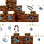 Minecraft skin texture, 64x64 pixels