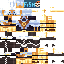 Minecraft skin texture, 64x64 pixels