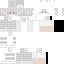 White Minecraft skin texture, 64x64 pixels