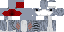 Minecraft skin texture, 64x32 legacy pixels